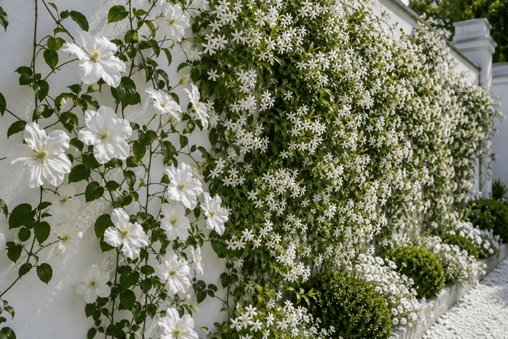 grimpantes blanches