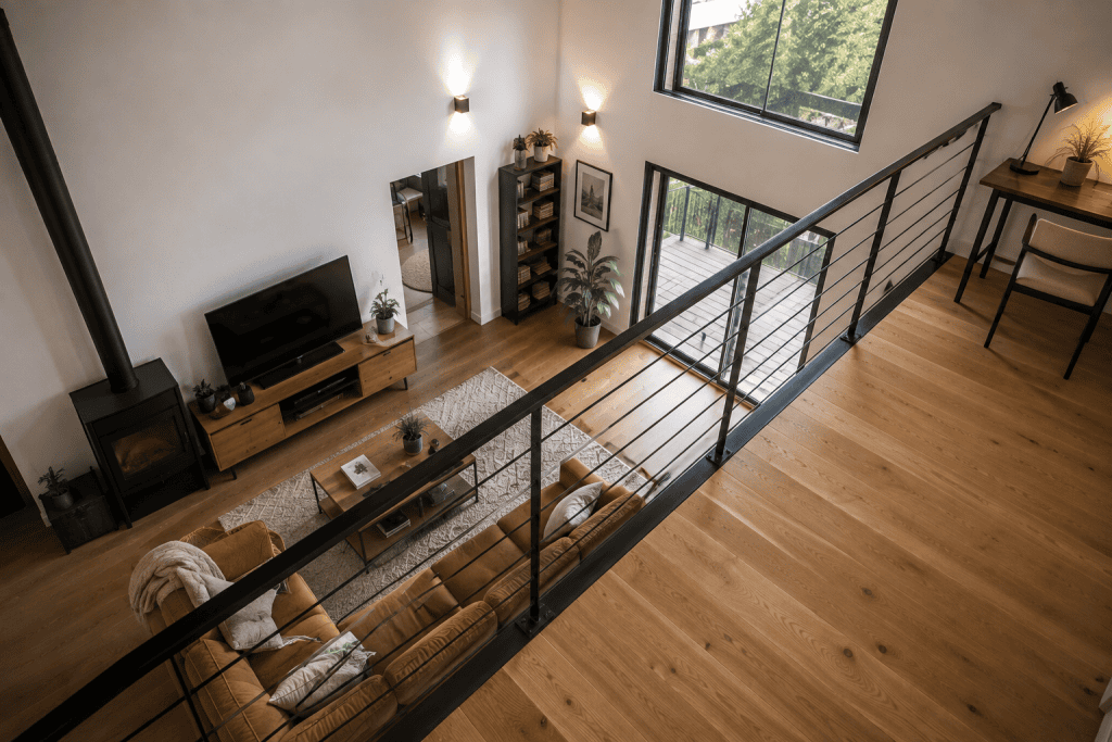 garde corps d'une mezzanine